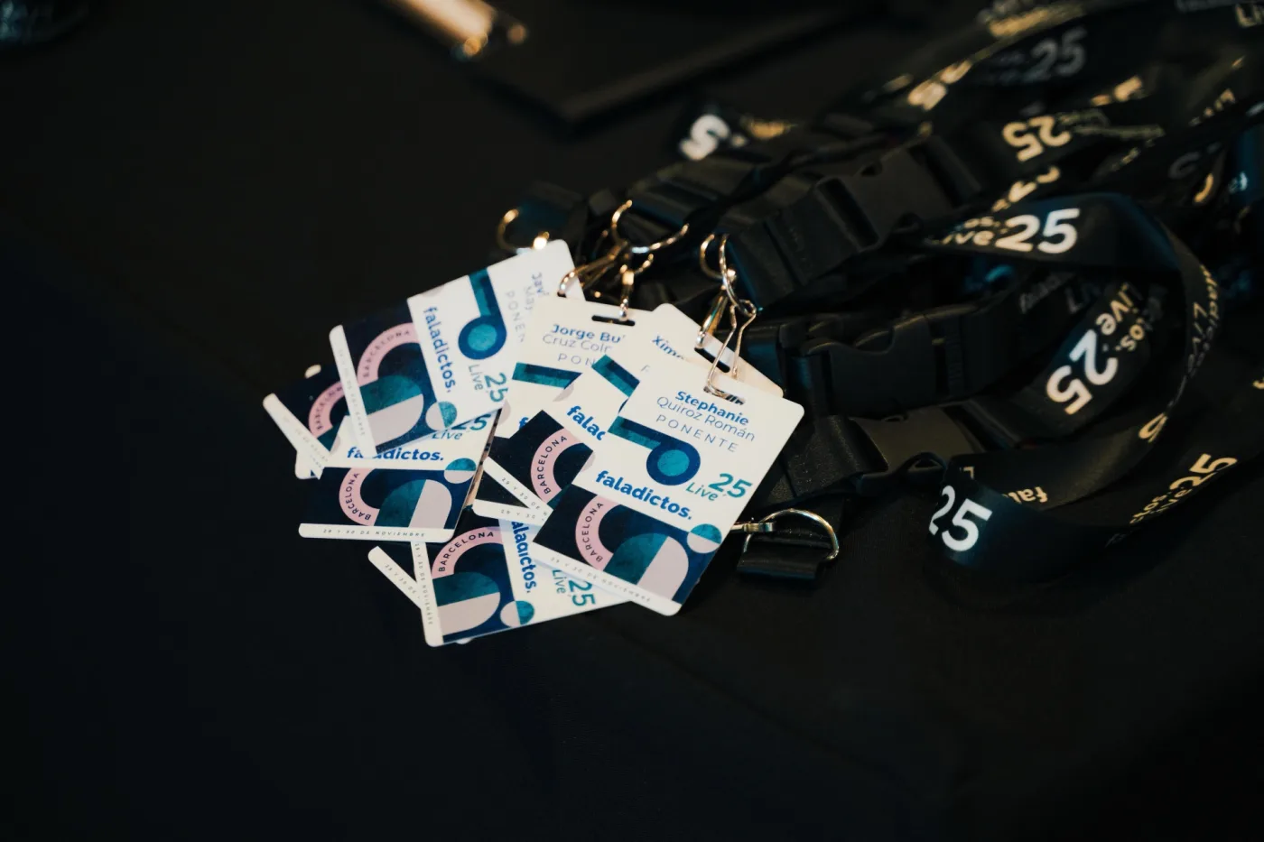 Acreditaciones del evento